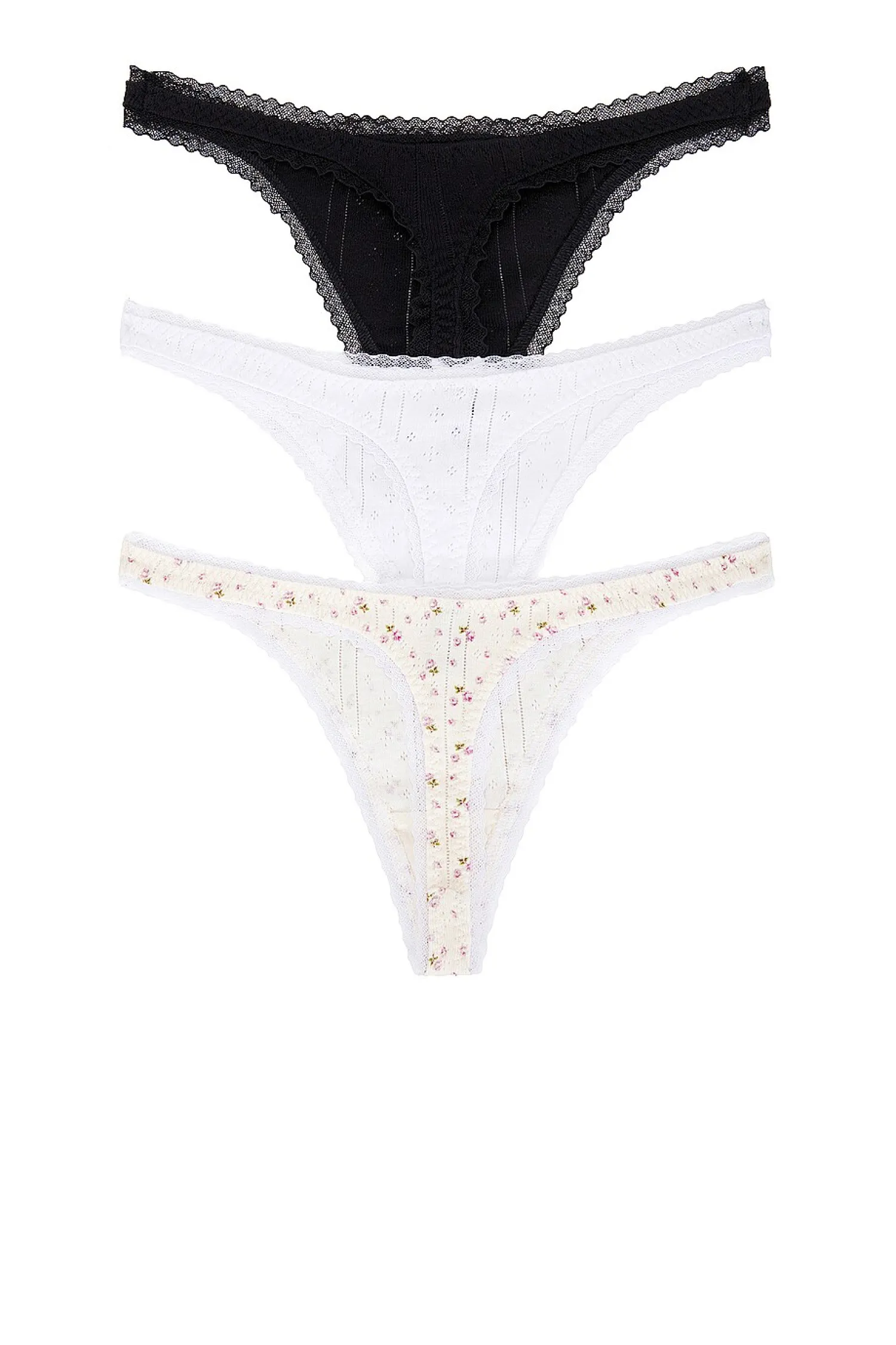 Women Cou Cou Intimates Lingerie & Sleepwear>The 3 Pack Thong