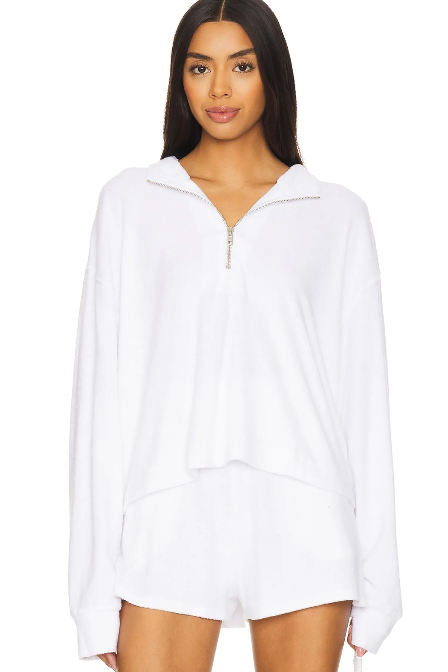 Women YEAR OF OURS Loungewear>The Bondi Quarter Zip