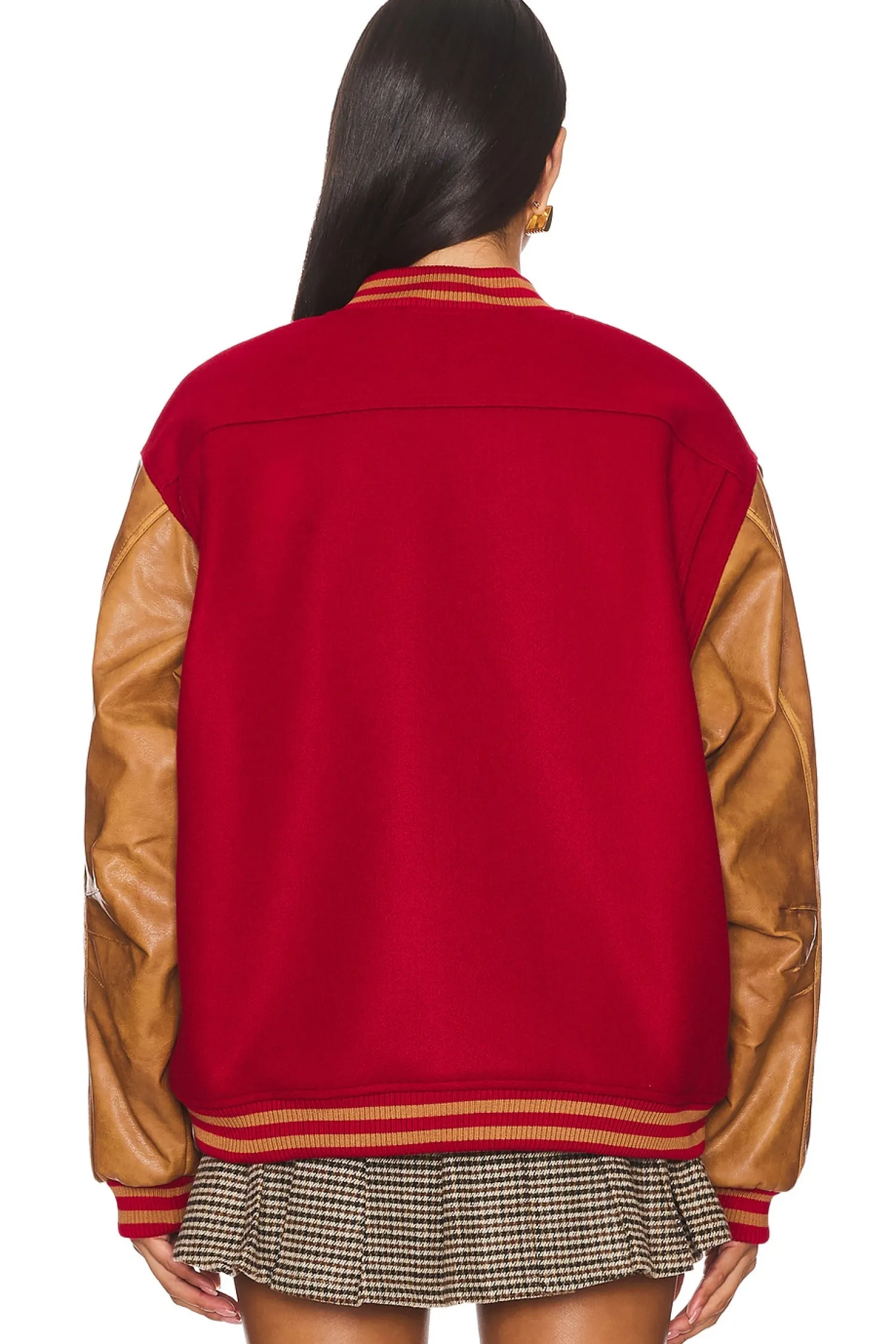 Women House of Sunny Jackets & Coats>The Club Varsity Bomber