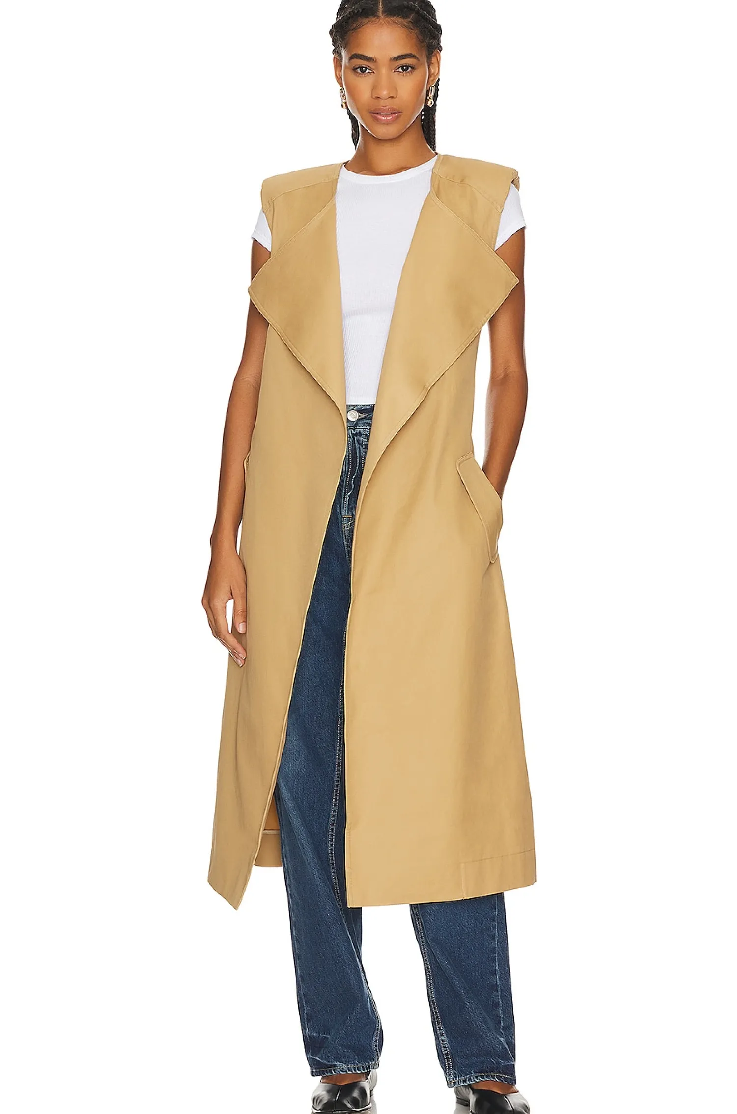 Women GRLFRND Jackets & Coats>The Convertible Trench Coat