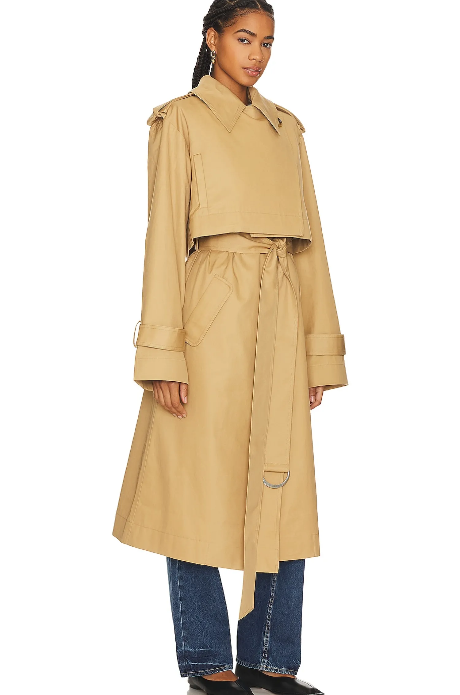 Women GRLFRND Jackets & Coats>The Convertible Trench Coat
