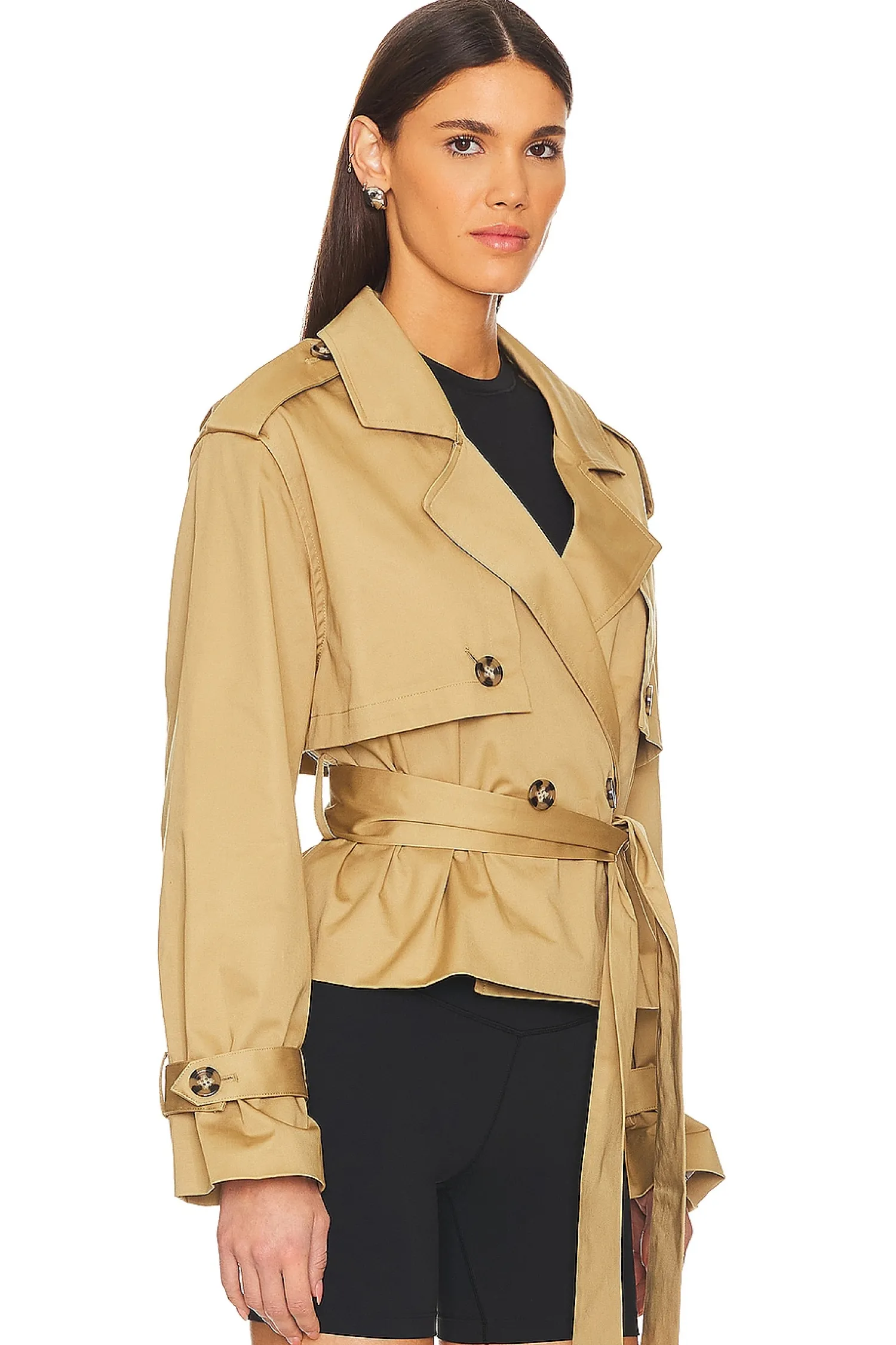 Women Favorite Daughter Jackets & Coats>The Cropped Charles Trench Coat