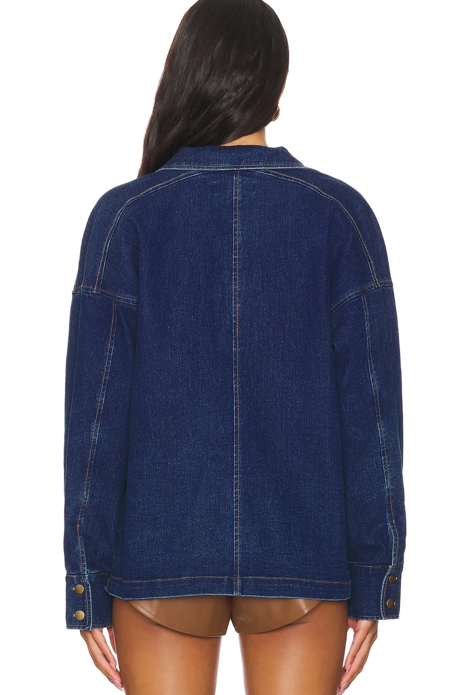 Women Central Park West Jackets & Coats>The Denim Shacket