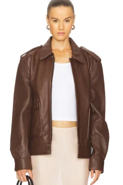 Women Understated Leather Jackets & Coats>The Dream Boat Bomber Jacket