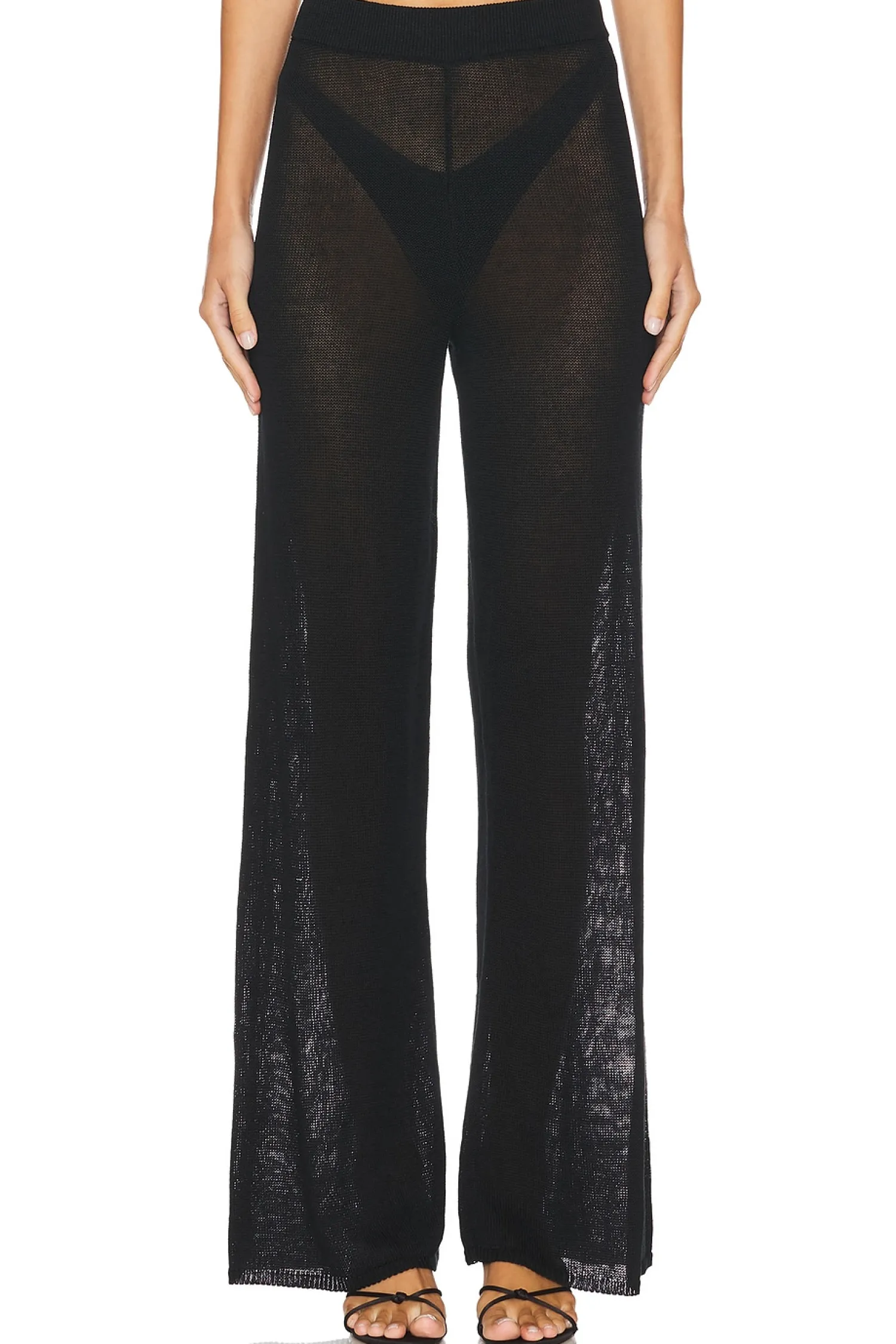 Women Solid & Striped Pants>The Faye Pant