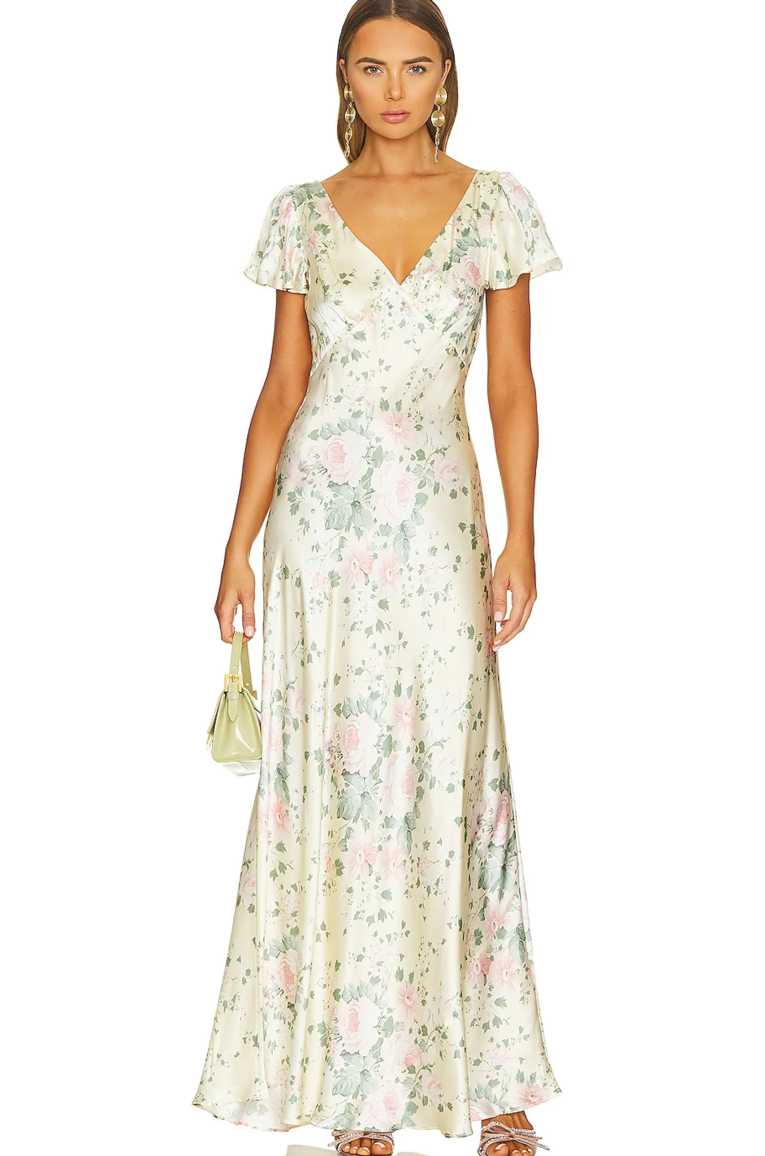 Women Selkie Dresses>The Flutter Slip Dress