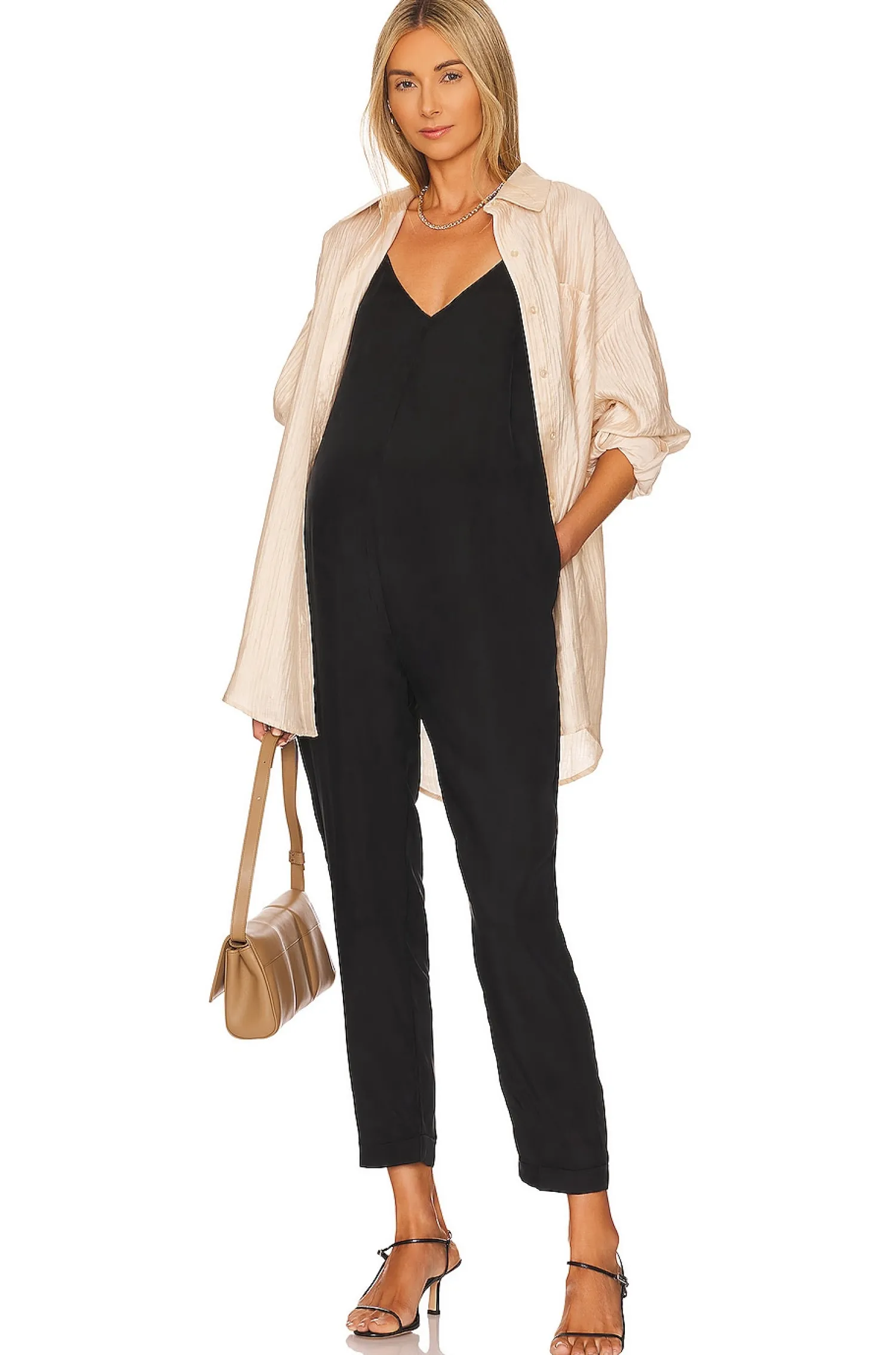 Women HATCH Jumpsuits>The Georgie Maternity Jumpsuit