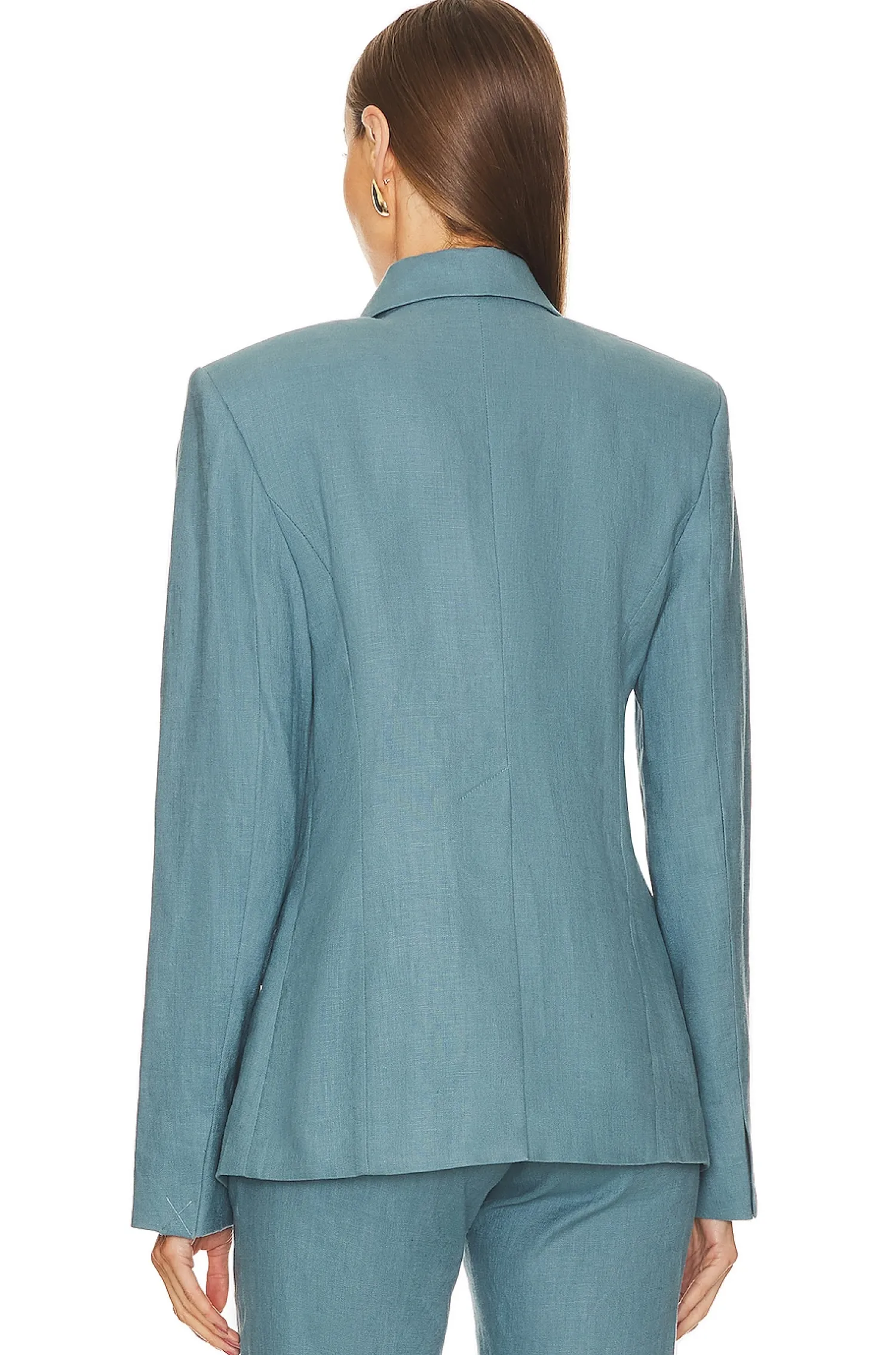Women GRLFRND Jackets & Coats>The Linen Midway Blazer