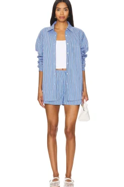 Women Solid & Striped Matching Sets><noscript><img width=