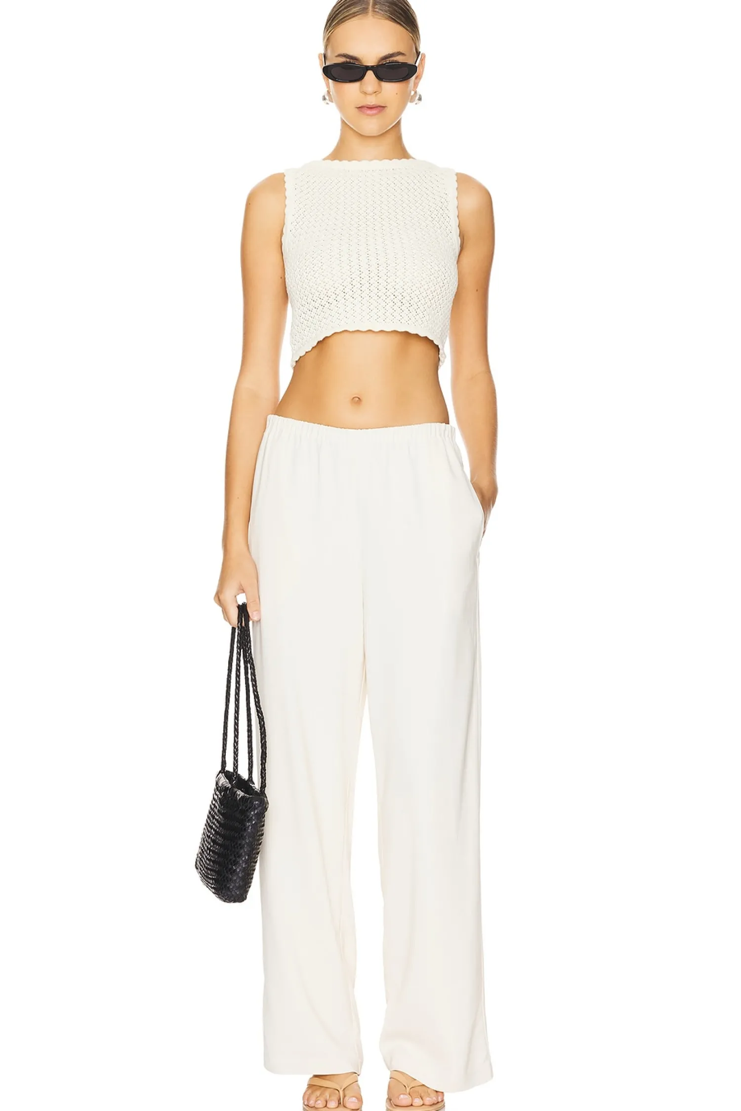Women Solid & Striped Pants>The Monaco Pant