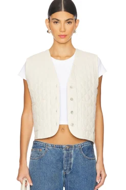 Women DONNI. Jackets & Coats>The Quilted Vest