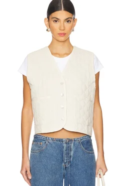 Women DONNI. Jackets & Coats>The Quilted Vest