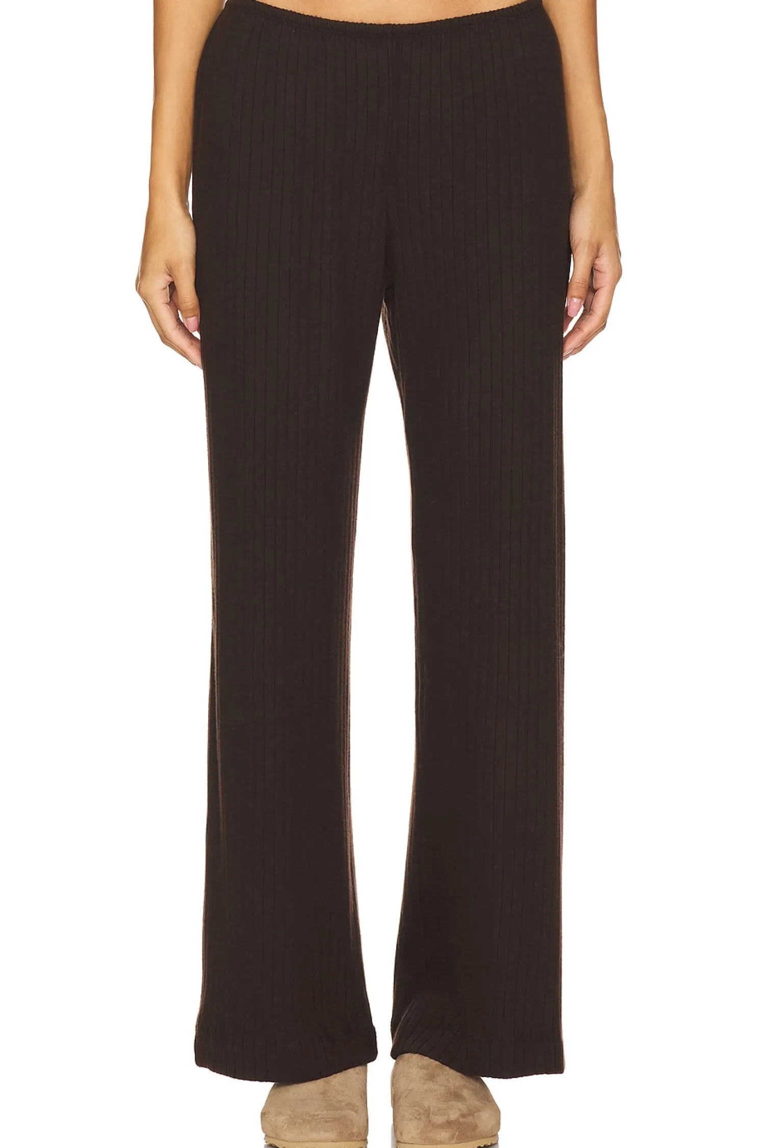 Women DONNI. Pants|Matching Sets>The Sweater Rib Simple Pant