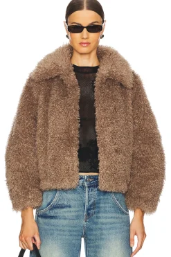 Women Adrienne Landau Jackets & Coats>The Teddy Bomber