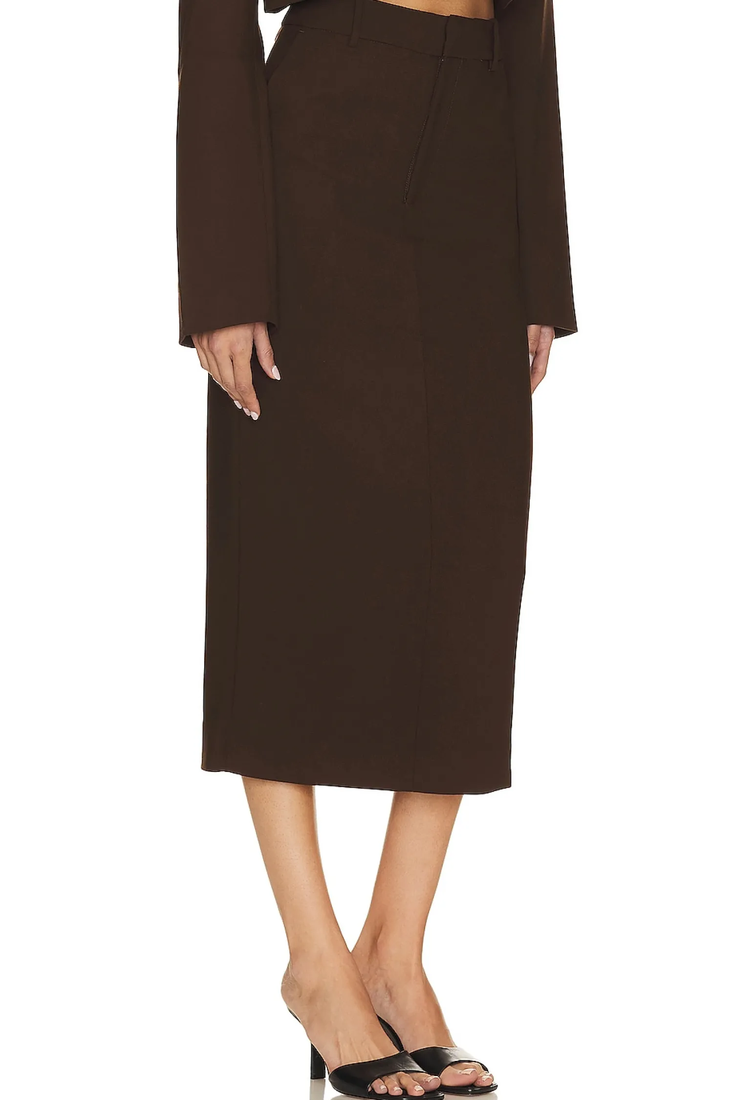 Women GRLFRND Matching Sets>The Trouser Midi Skirt