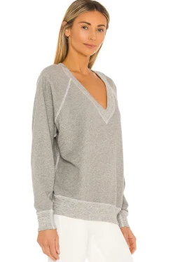 Women The Great Loungewear>The V Neck Sweatshirt