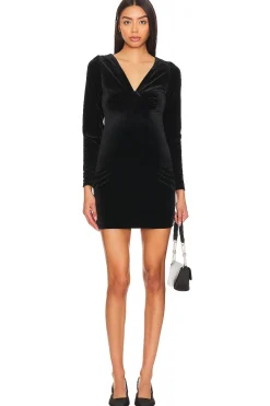 Women HATCH Dresses>The Velvet Maternity Mini Dress