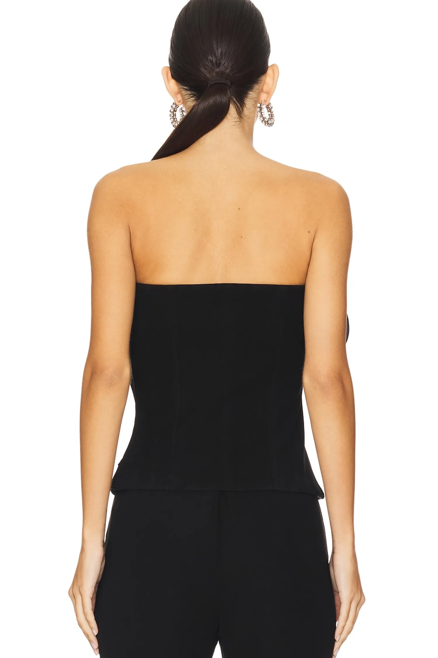 Women Gaurav Gupta Matching Sets>The Wave Ruffle Top