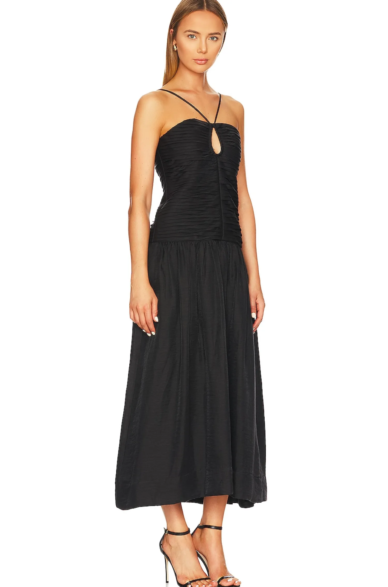 Women Shona Joy Dresses>Thea Keyhole Midi Dress