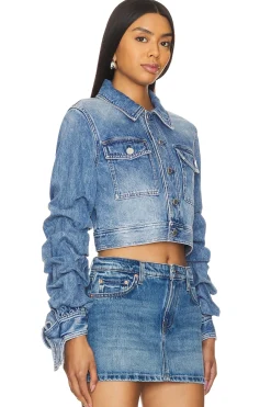 Women Alice + Olivia Jackets & Coats>Tiff Denim Jacket