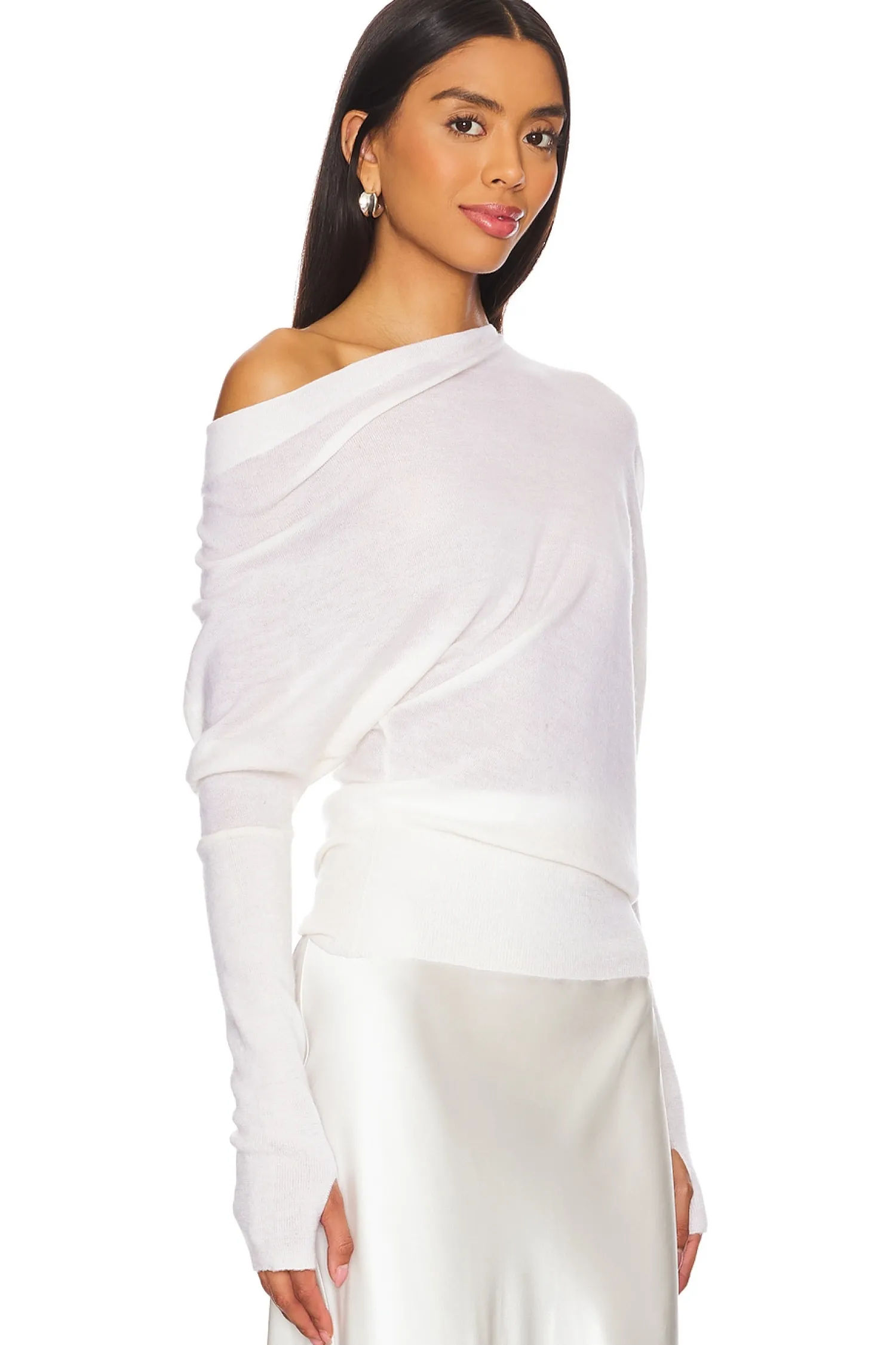 Women Enza Costa Matching Sets>Tissue Cashmere Slouch Sweater