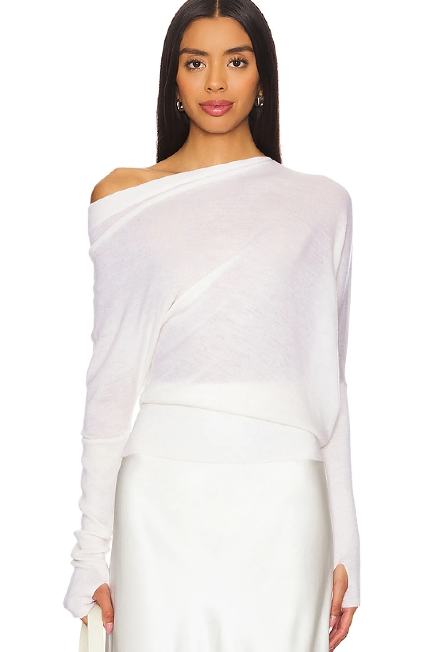 Women Enza Costa Matching Sets>Tissue Cashmere Slouch Sweater