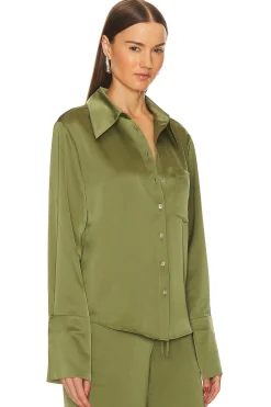 Women Song of Style Matching Sets>Tito Button Down Shirt