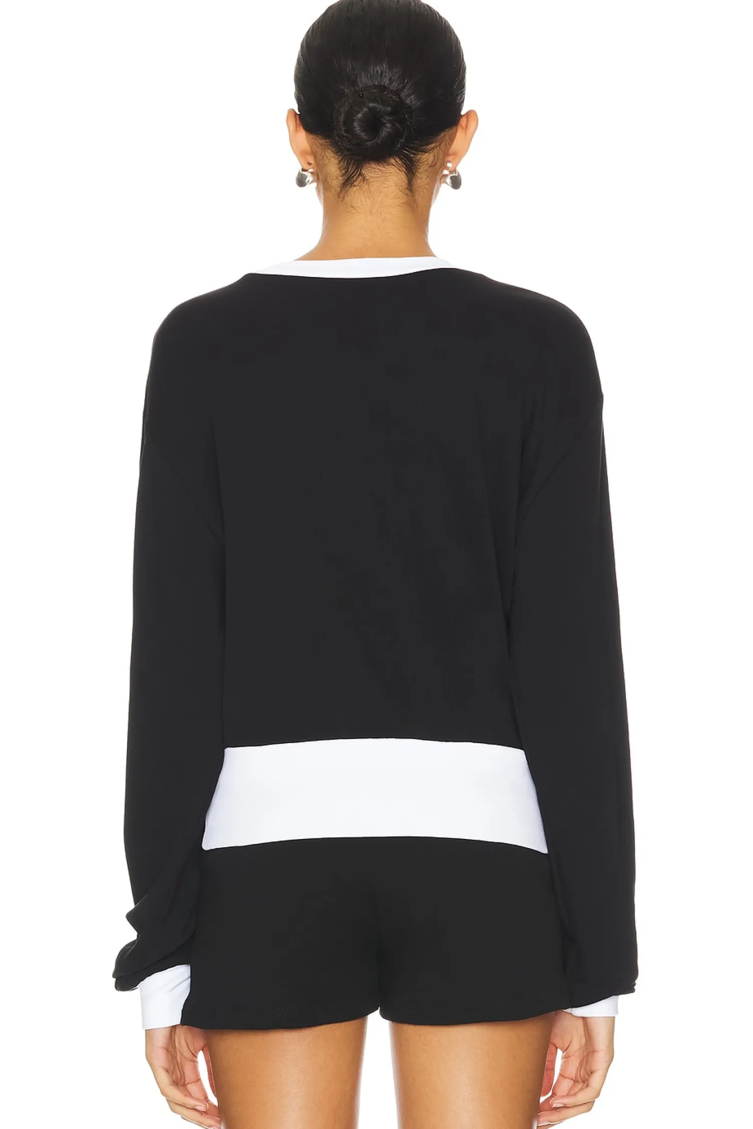 Women Michael Lauren Loungewear>Trayvon Crop Pullover