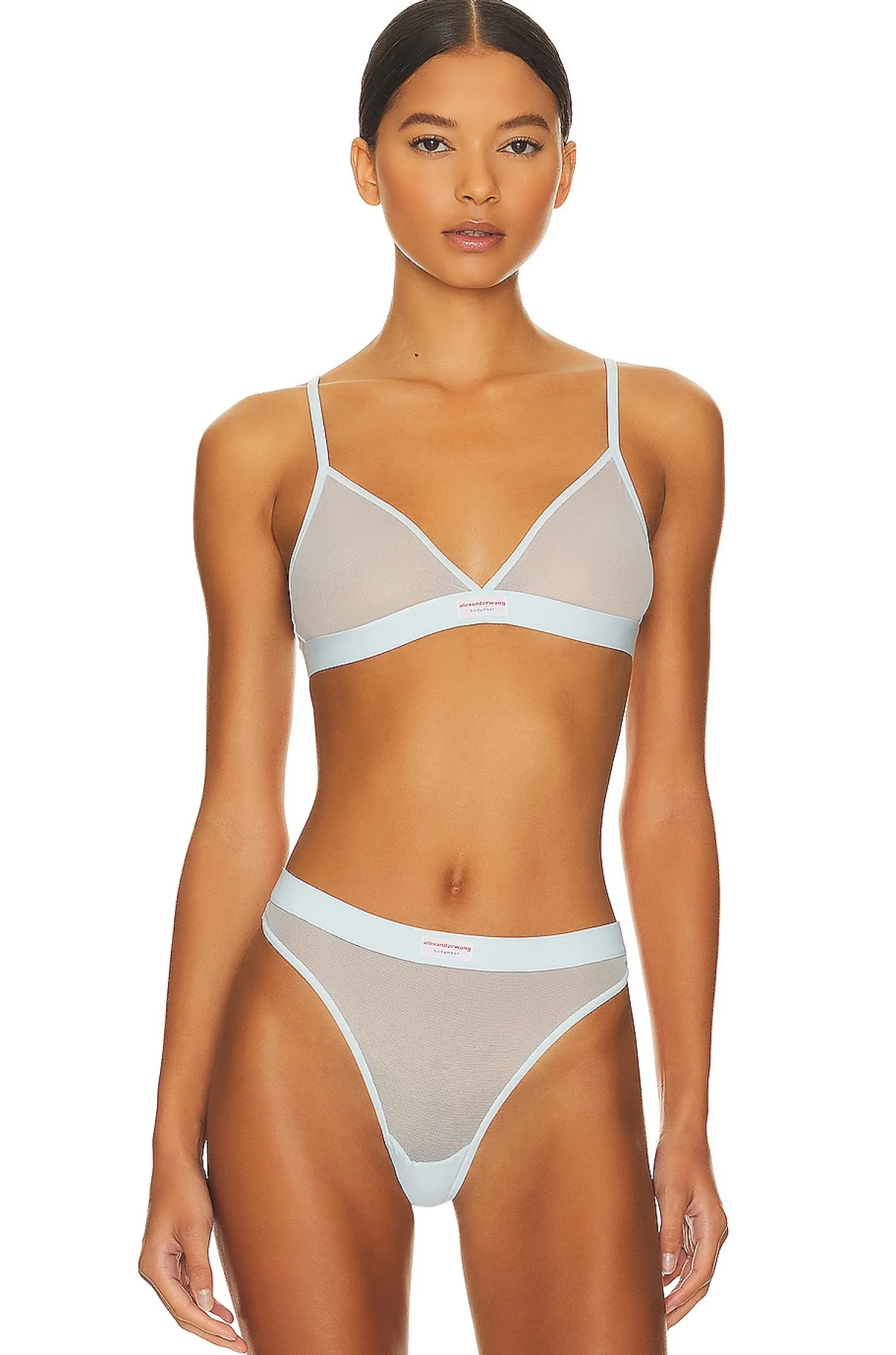 Women Alexander Wang Lingerie & Sleepwear>Triangle Bra With Bodywear Label