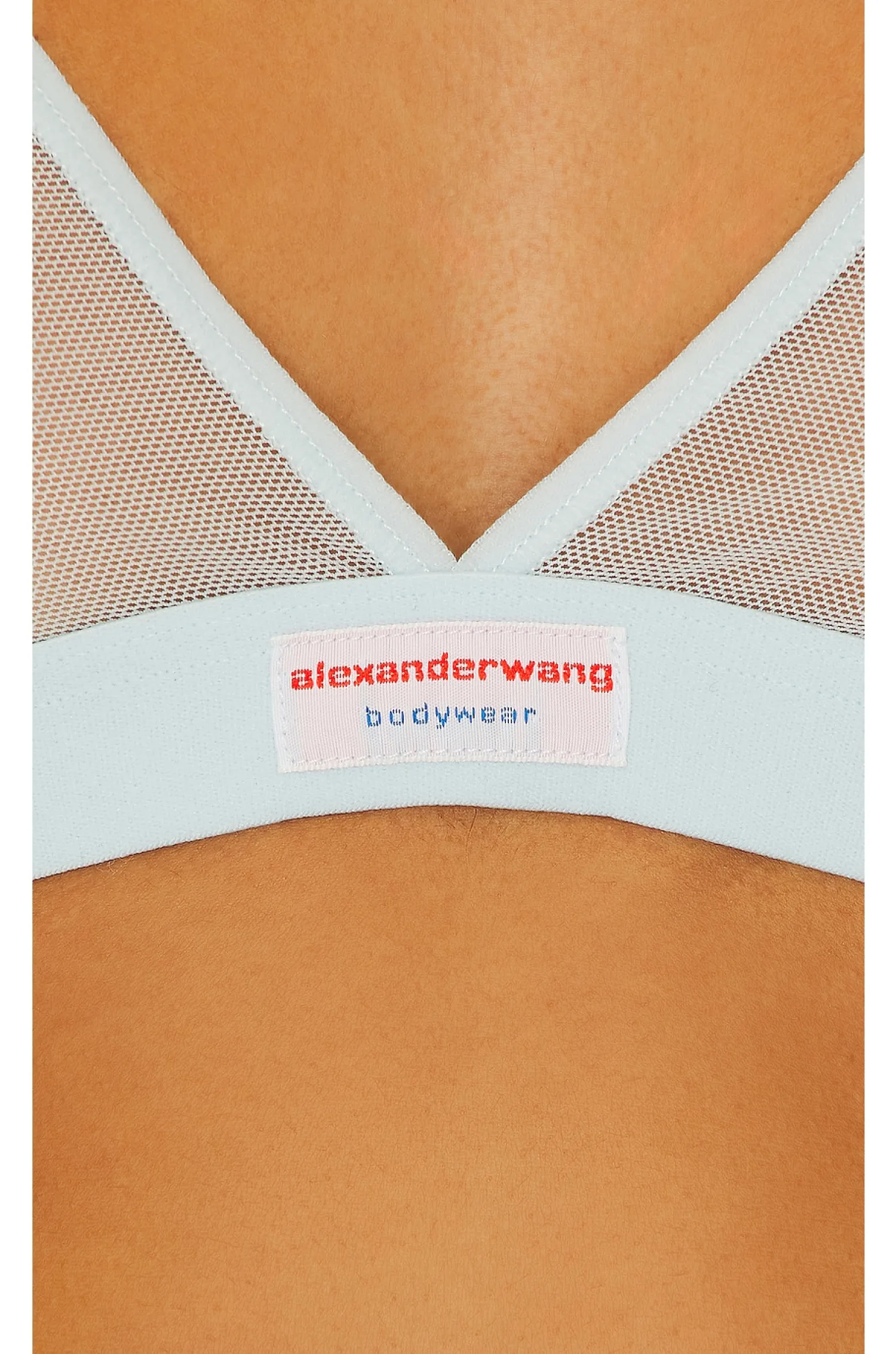 Women Alexander Wang Lingerie & Sleepwear>Triangle Bra With Bodywear Label