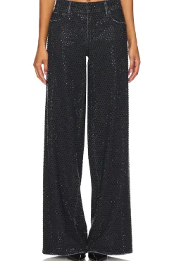 Women Alice + Olivia Pants>Trish Embellished Baggy Jean
