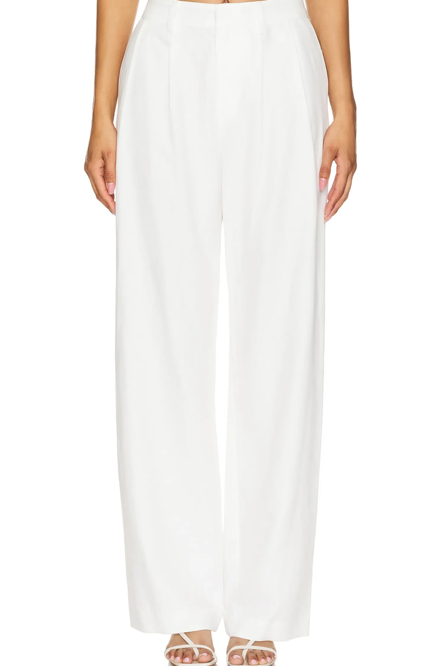 Women Enza Costa Pants>Twill Sartorial Pant