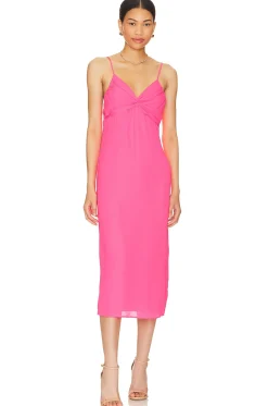 Women krisa Dresses>Twist Front Midi Dress