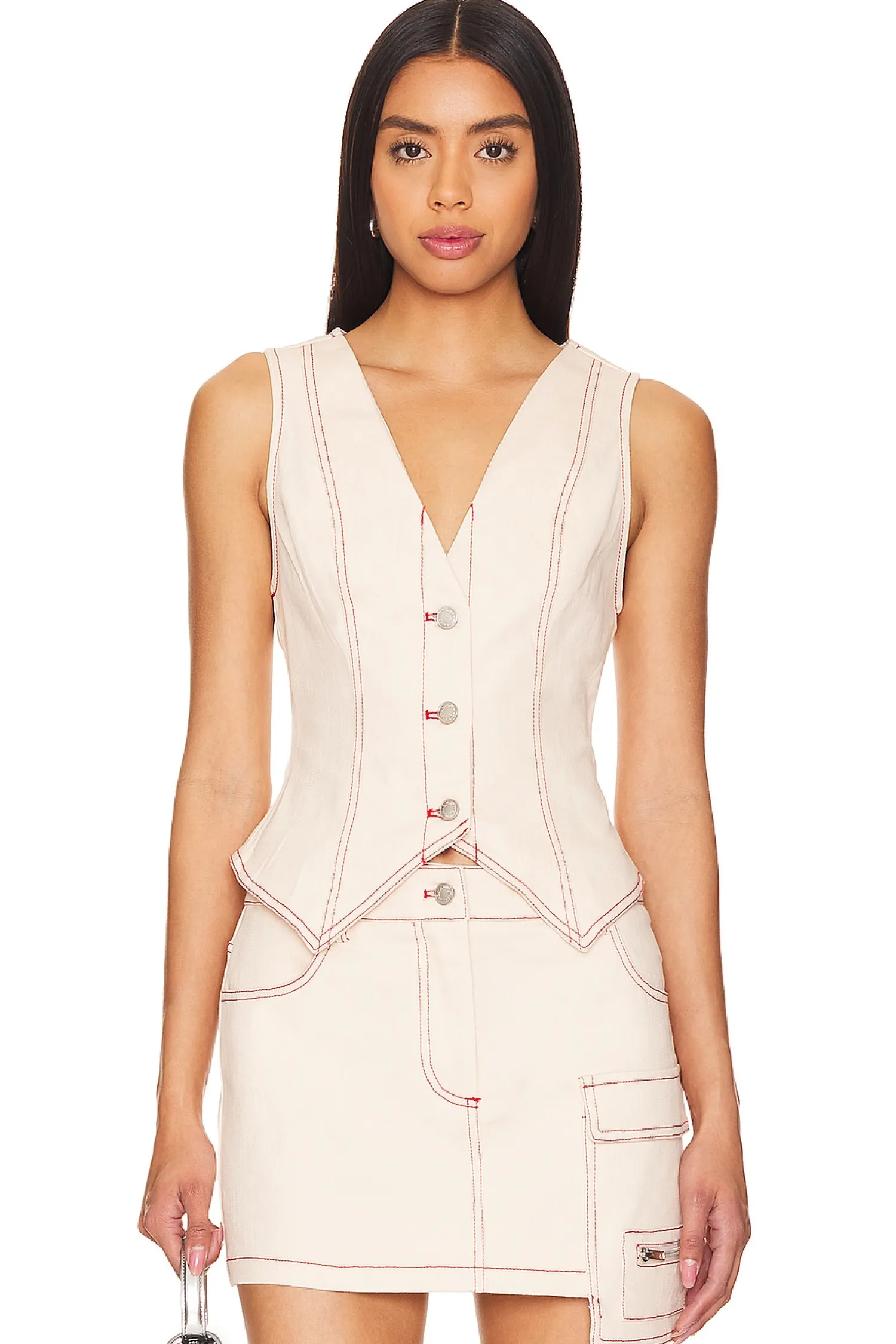 Women BY.DYLN Matching Sets|Jackets & Coats>Tyler Vest