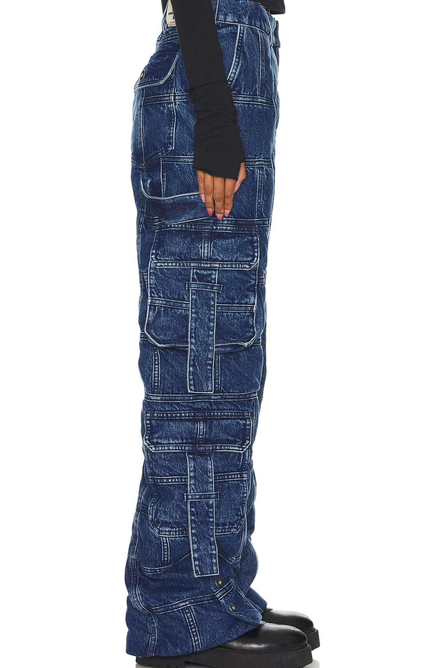 Women Romeo Hunte Matching Sets>Unisex Puffer Cargo Pants