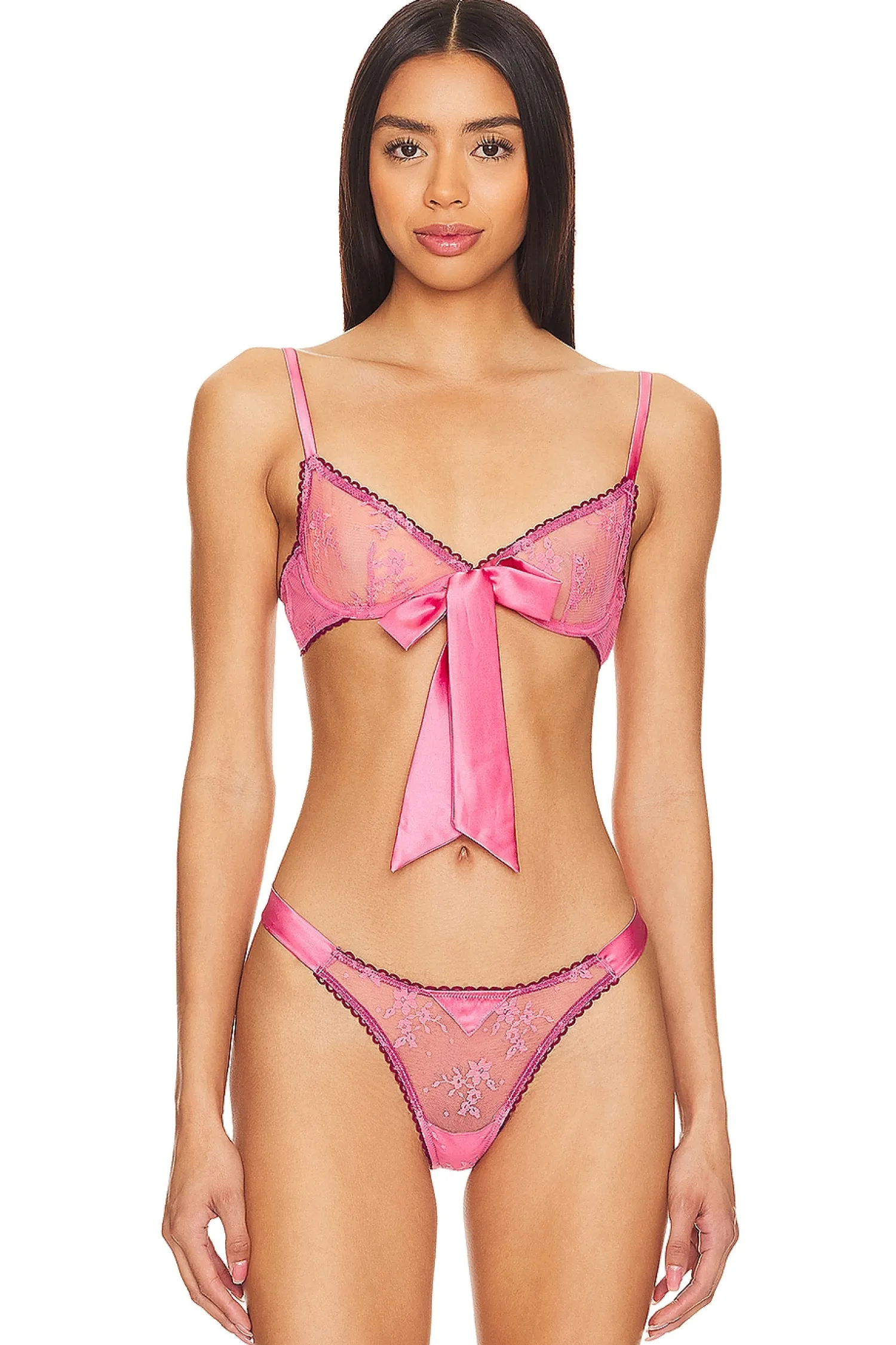 Women fleur du mal Lingerie & Sleepwear>Untie Me Demi Bra
