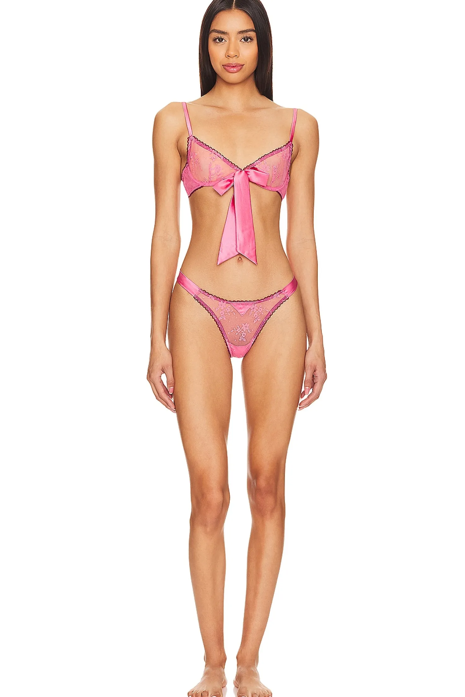 Women fleur du mal Lingerie & Sleepwear>Untie Me Demi Bra
