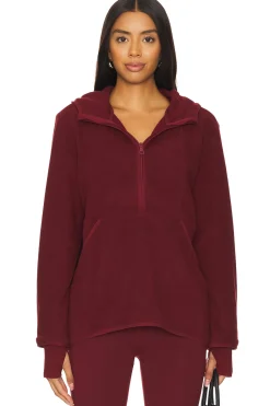 Women Beyond Yoga Loungewear>Urban Explorer Half Zip Pullover Sweatshirt