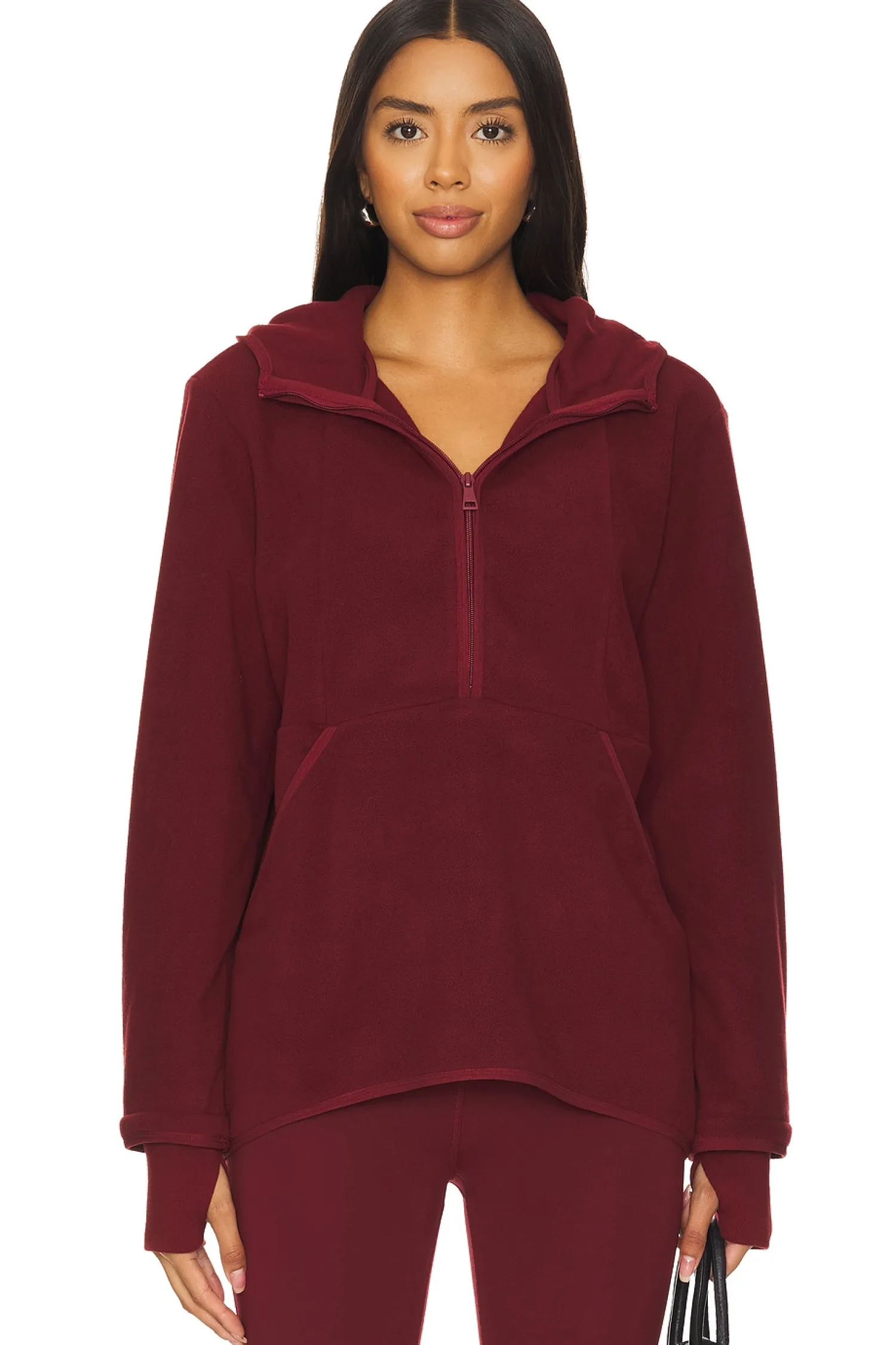 Women Beyond Yoga Loungewear>Urban Explorer Half Zip Pullover Sweatshirt