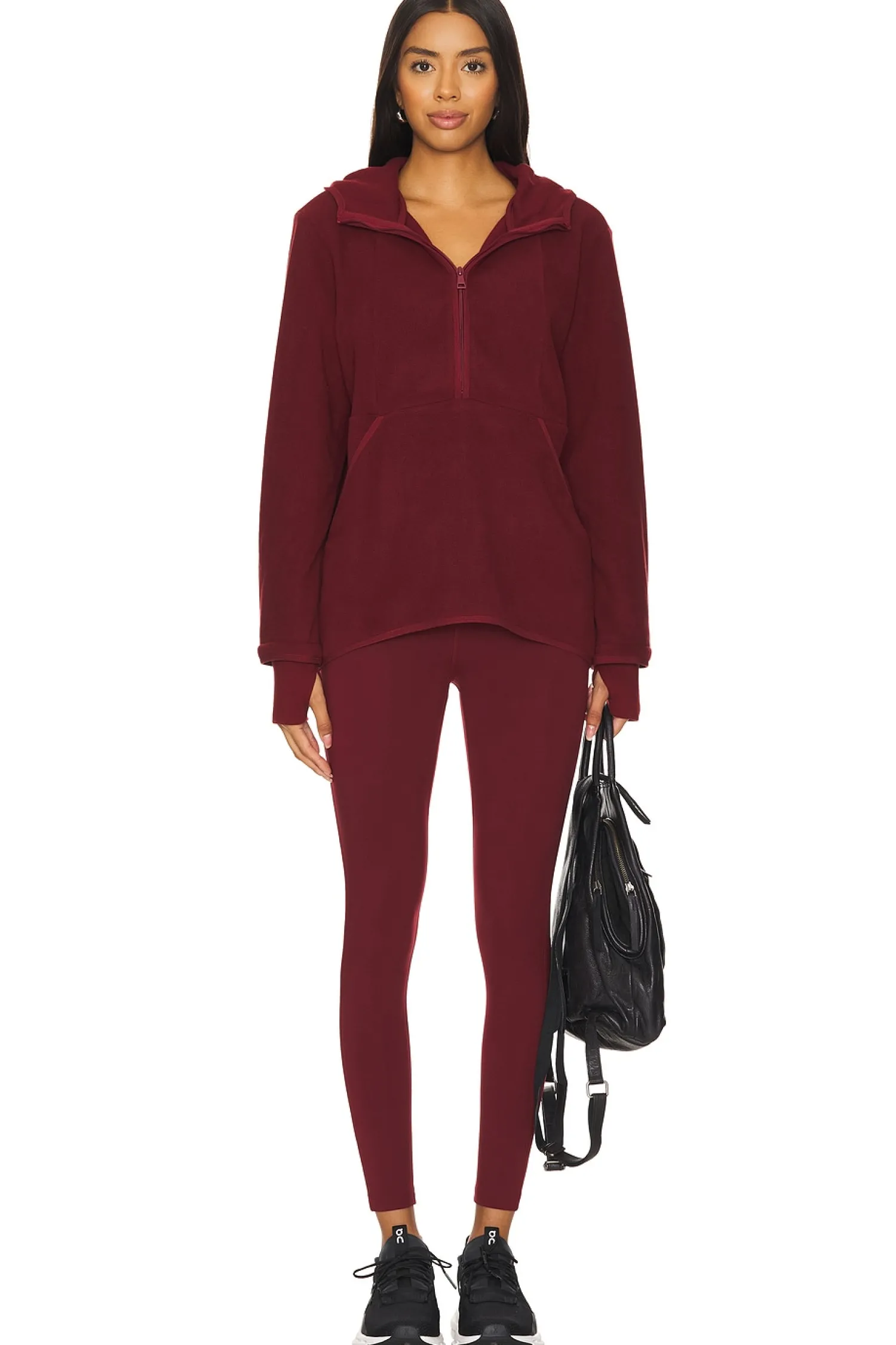 Women Beyond Yoga Loungewear>Urban Explorer Half Zip Pullover Sweatshirt