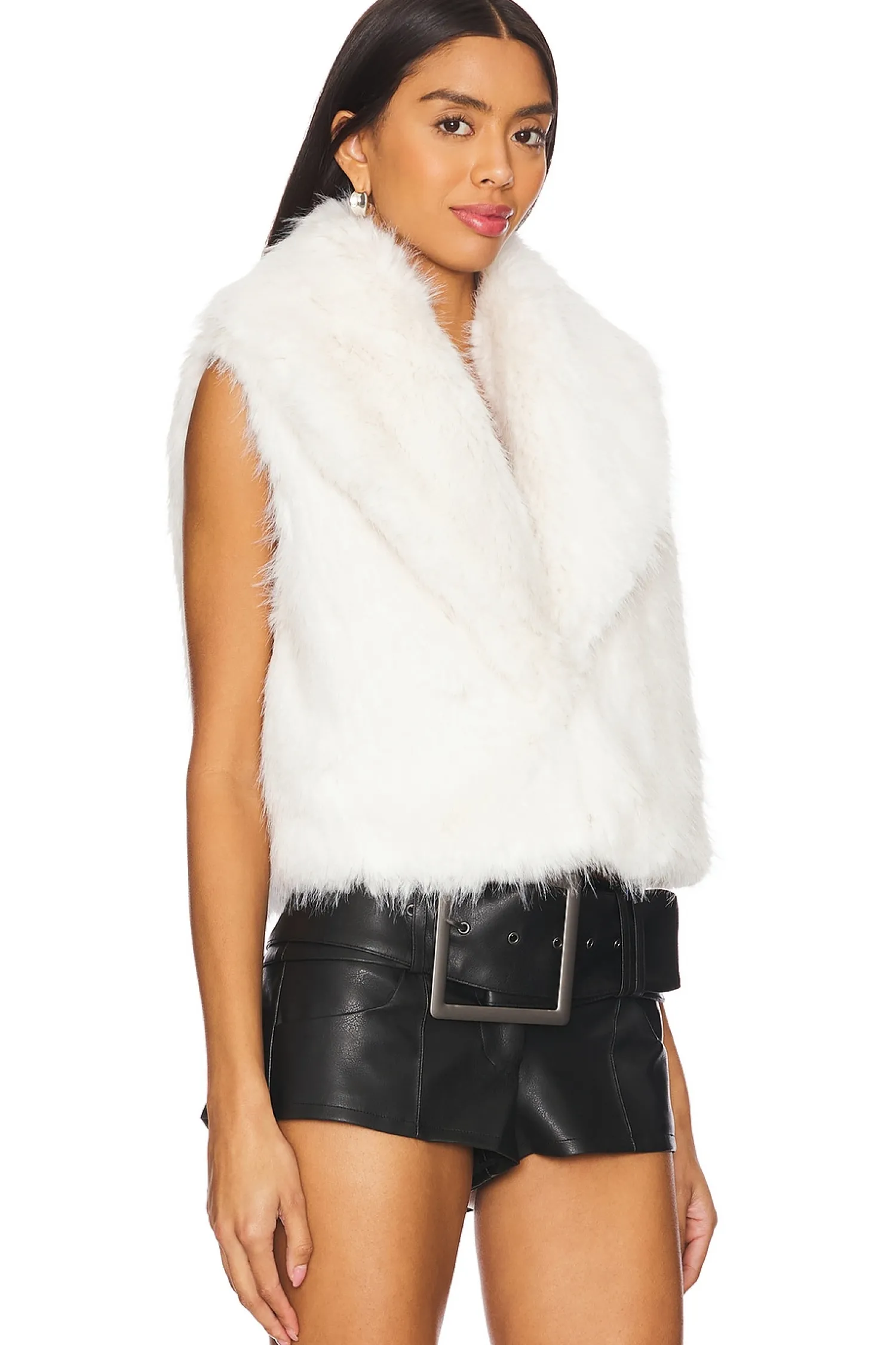 Women SAM. Jackets & Coats>Vanessa Faux Fur Vest