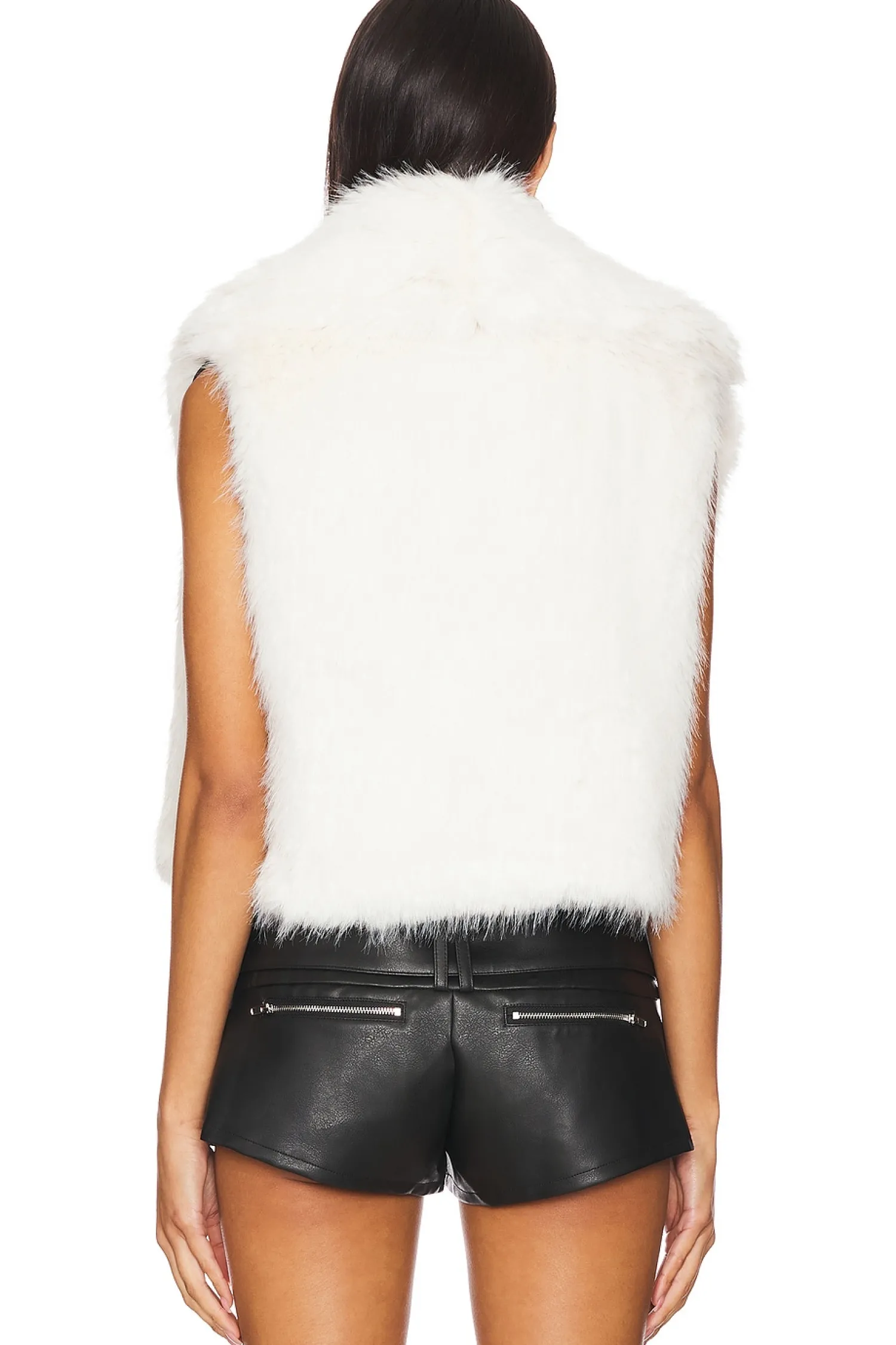 Women SAM. Jackets & Coats>Vanessa Faux Fur Vest