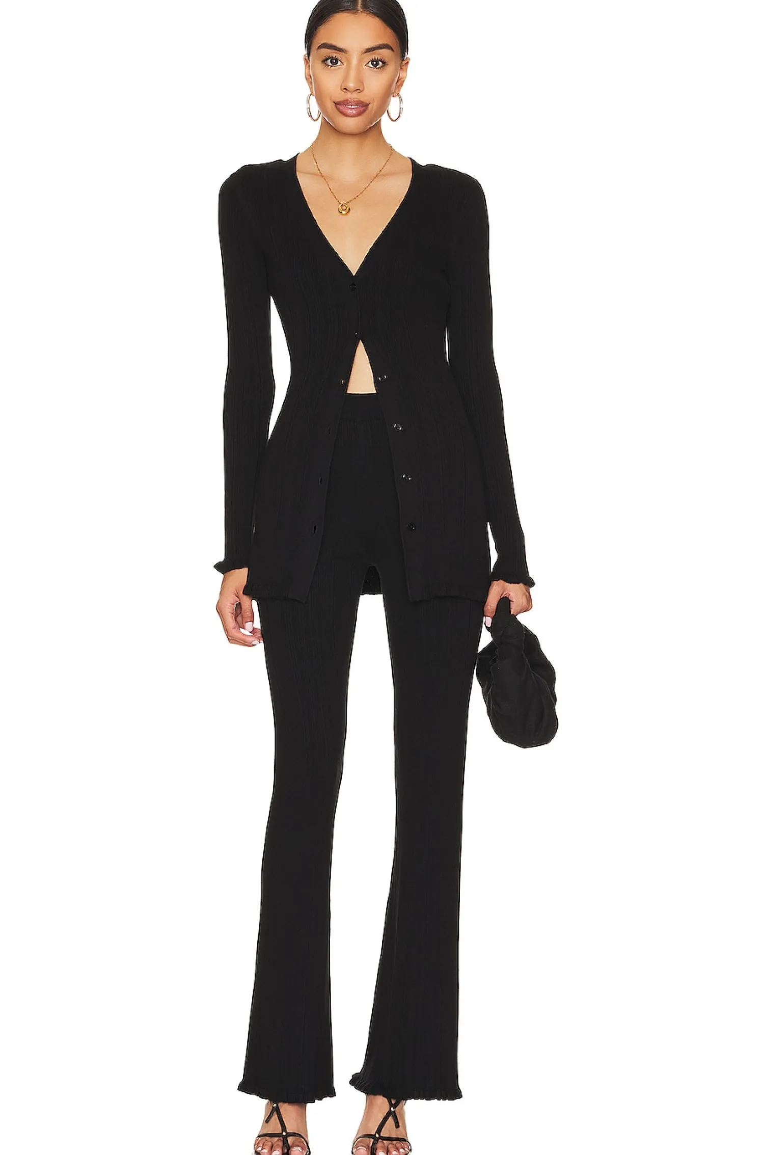 Women Tularosa Pants>Variegated Rib Pant