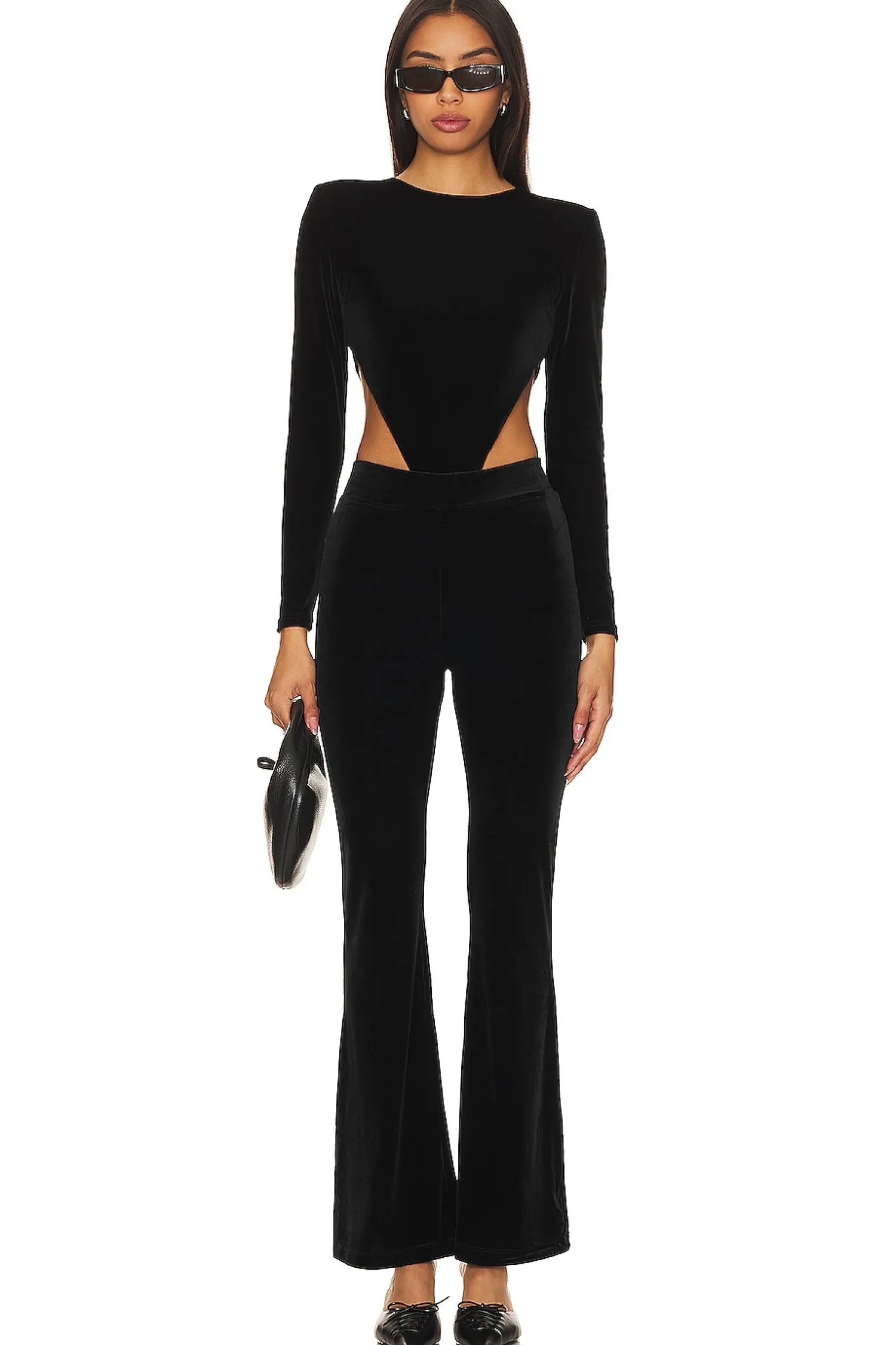Women Commando Pants>Velvet Flare Legging
