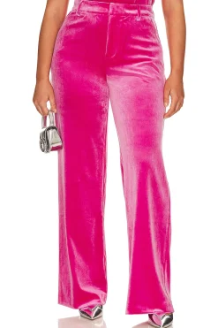 Women Good American Pants>Velvet Wide Leg Trouser