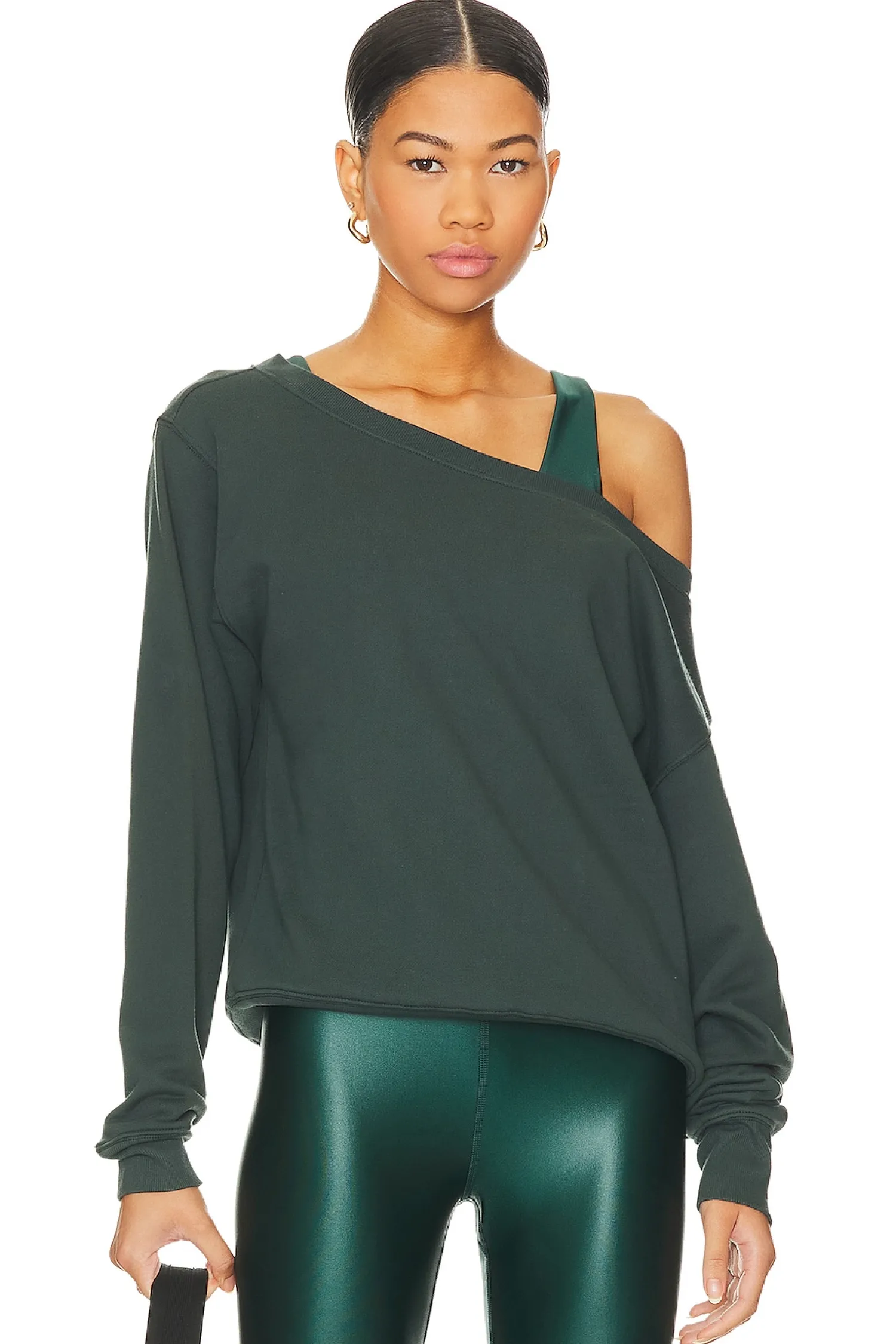 Women Spiritual Gangster Loungewear>Vida Off Shoulder Sweatshirt