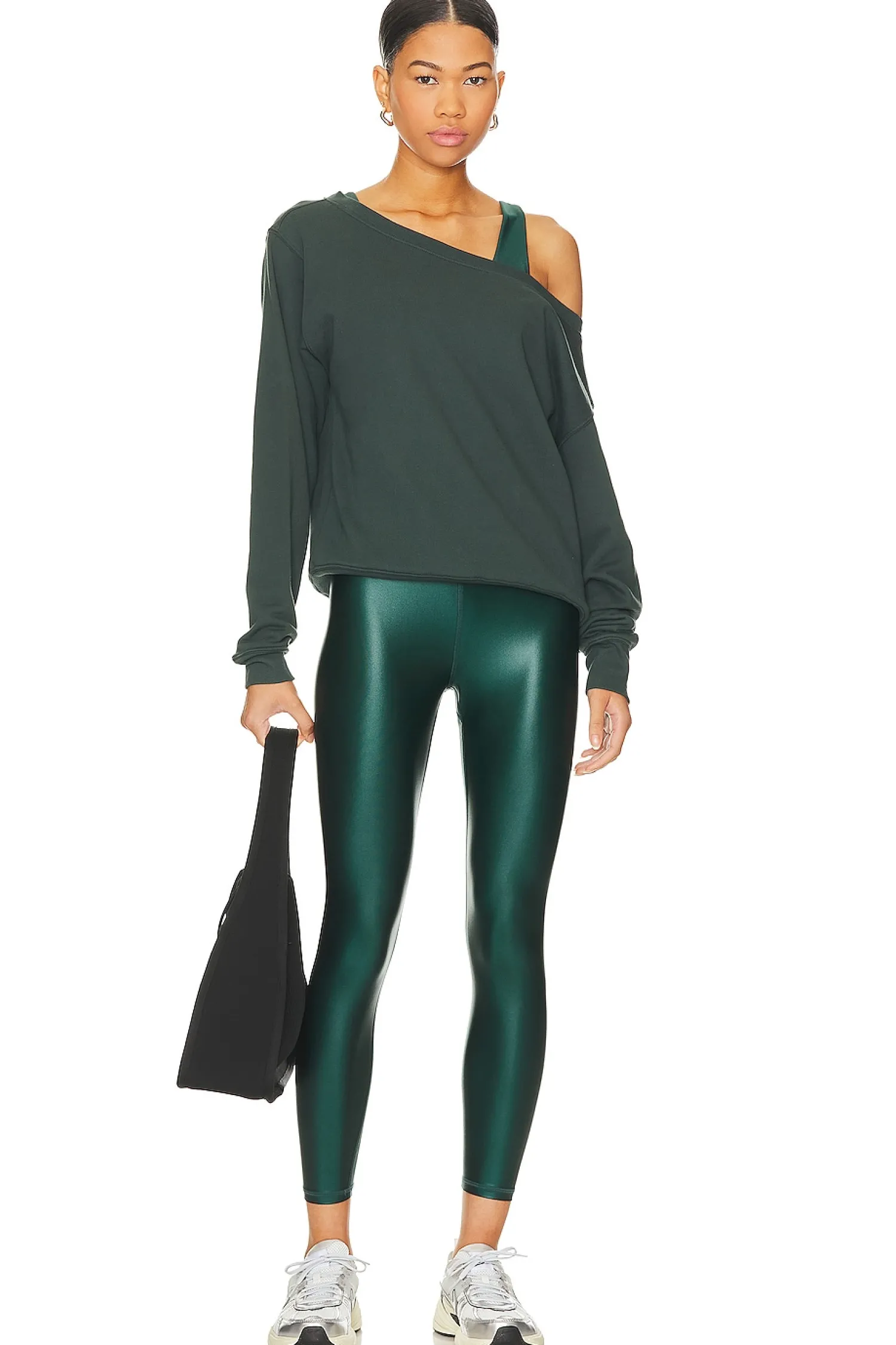 Women Spiritual Gangster Loungewear>Vida Off Shoulder Sweatshirt