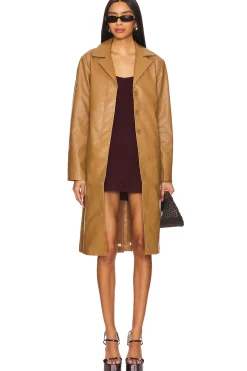 Women superdown Jackets & Coats>Viktoria Faux Leather Coat