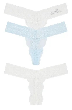 Women Privacy Please Lingerie & Sleepwear>Violet Thong 3 Pack