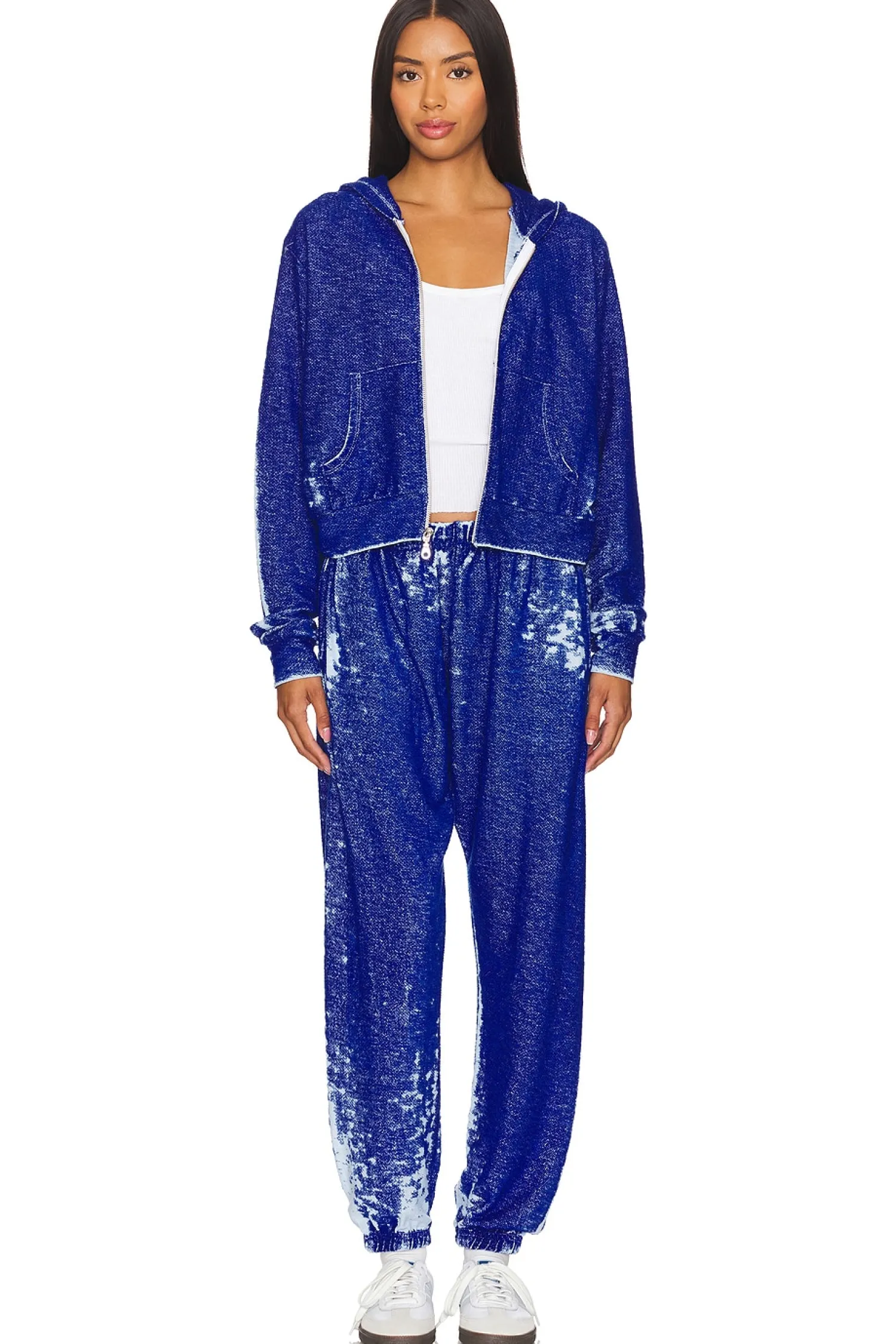 Women Michael Lauren Pants|Loungewear>Viper Burnout Loop Terry Sweat Pant W/ Side Pocket Pant